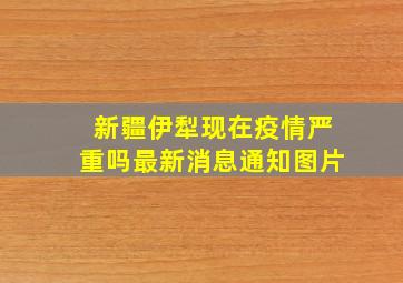 新疆伊犁现在疫情严重吗最新消息通知图片