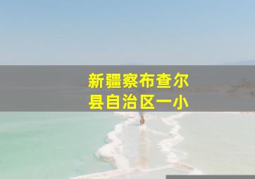 新疆察布查尔县自治区一小