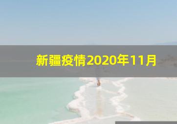 新疆疫情2020年11月