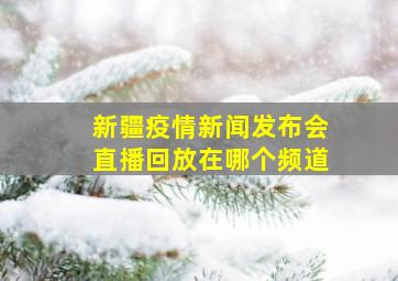 新疆疫情新闻发布会直播回放在哪个频道