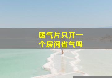 暖气片只开一个房间省气吗