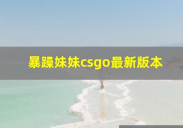 暴躁妹妹csgo最新版本