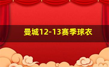 曼城12-13赛季球衣