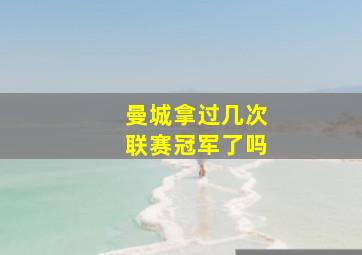 曼城拿过几次联赛冠军了吗