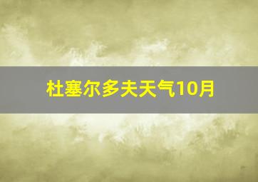 杜塞尔多夫天气10月