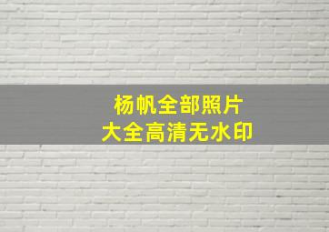 杨帆全部照片大全高清无水印