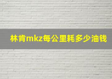 林肯mkz每公里耗多少油钱