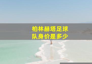 柏林赫塔足球队身价是多少