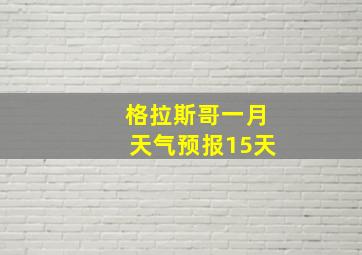 格拉斯哥一月天气预报15天