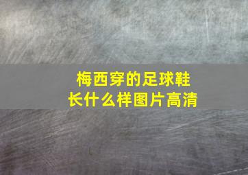 梅西穿的足球鞋长什么样图片高清