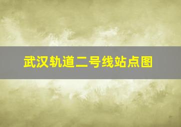 武汉轨道二号线站点图