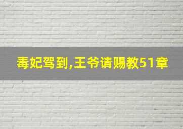 毒妃驾到,王爷请赐教51章