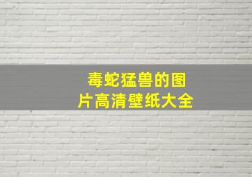 毒蛇猛兽的图片高清壁纸大全