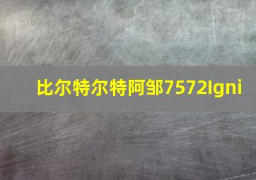 比尔特尔特阿邹7572Igni