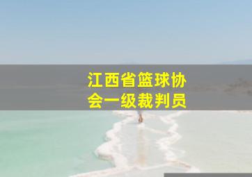 江西省篮球协会一级裁判员