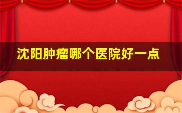 沈阳肿瘤哪个医院好一点