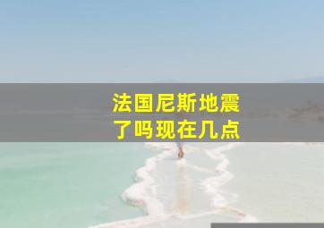 法国尼斯地震了吗现在几点