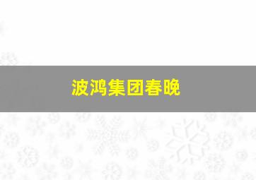 波鸿集团春晚