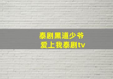 泰剧黑道少爷爱上我泰剧tv