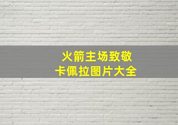 火箭主场致敬卡佩拉图片大全