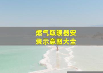 燃气取暖器安装示意图大全