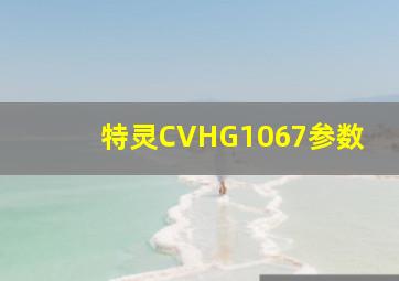 特灵CVHG1067参数