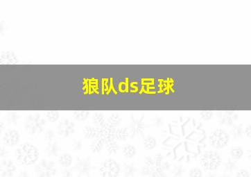 狼队ds足球