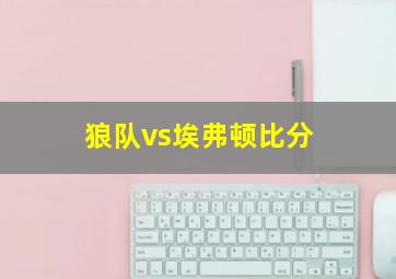 狼队vs埃弗顿比分