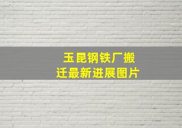 玉昆钢铁厂搬迁最新进展图片