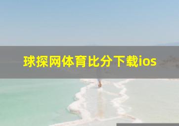 球探网体育比分下载ios