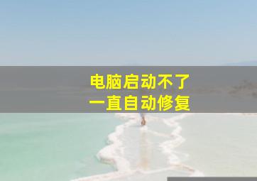 电脑启动不了一直自动修复