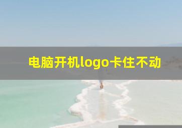 电脑开机logo卡住不动