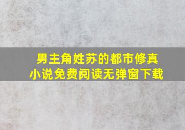 男主角姓苏的都市修真小说免费阅读无弹窗下载