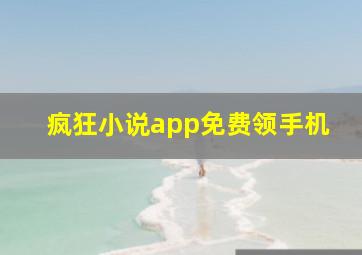 疯狂小说app免费领手机