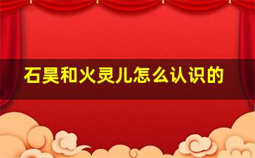 石昊和火灵儿怎么认识的