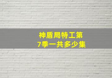 神盾局特工第7季一共多少集