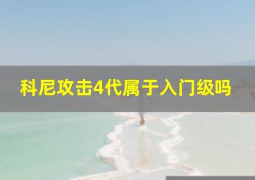 科尼攻击4代属于入门级吗