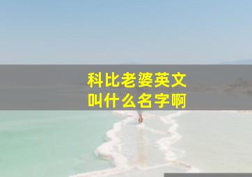 科比老婆英文叫什么名字啊