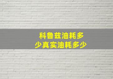 科鲁兹油耗多少真实油耗多少