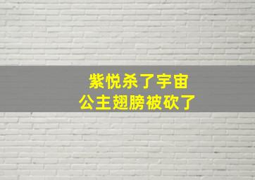 紫悦杀了宇宙公主翅膀被砍了