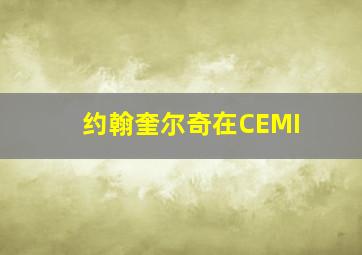 约翰奎尔奇在CEMI