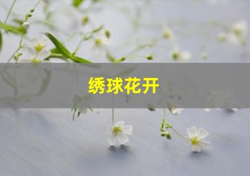 绣球花开