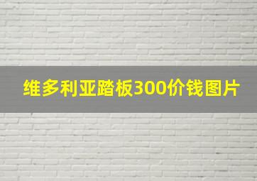 维多利亚踏板300价钱图片