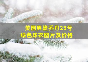 美国男篮乔丹23号绿色球衣图片及价格