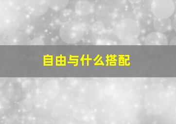 自由与什么搭配