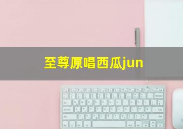 至尊原唱西瓜jun