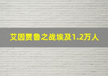 艾因贾鲁之战埃及1.2万人