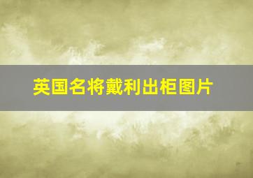 英国名将戴利出柜图片