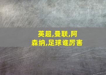 英超,曼联,阿森纳,足球谁厉害