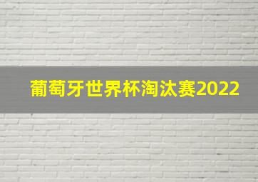 葡萄牙世界杯淘汰赛2022